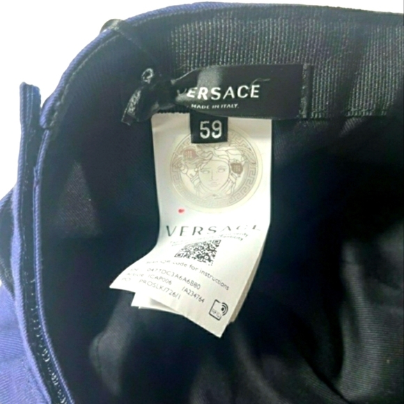 Versace Embroidered Logo Baseball Hat (NWT) UNISEX (Size 59) - Picture 3 of 3